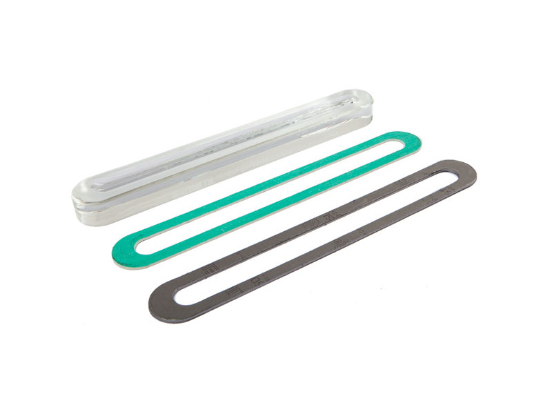 A5 Reflex Glass Prism 220mm x 30mm x 17.5mm C/W Gaskets