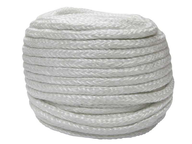 8mm Dia Ceramic Soft Round Rope Lagging 50M Roll