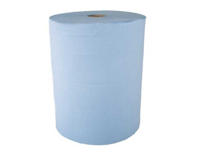 2-Ply Blue Paper Roll - 37cm x 37cm - 1 x 1000 Sheet Roll