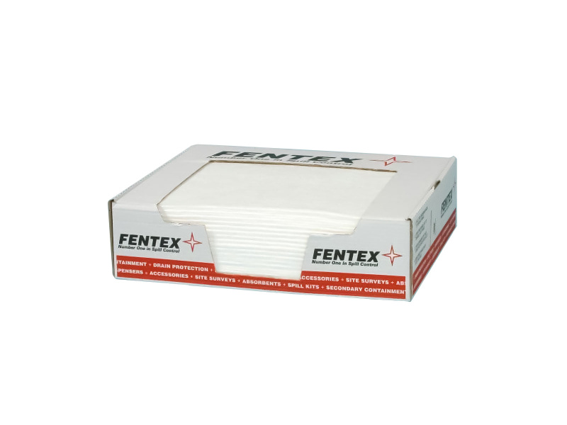 Premium Oil & Fuel Absorbent Pads - Absorbs 100L - Pack of 100