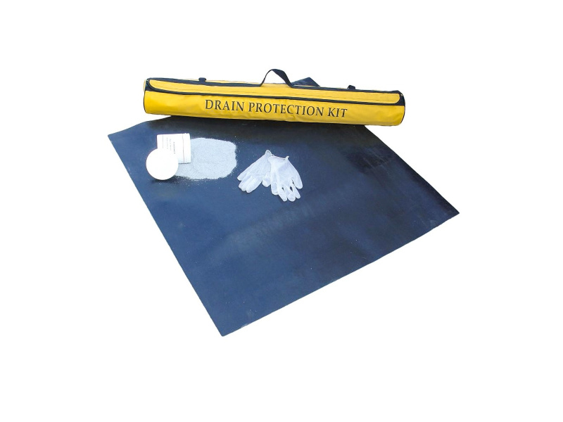 Drain Cover, 1KG Tub Of Plugging Granules & Holdall