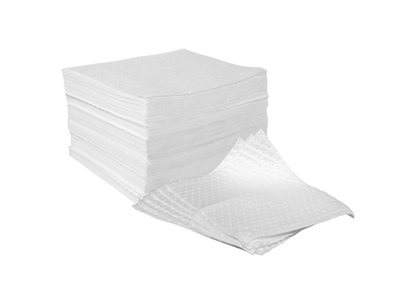 Standard Absorbent Pads (Oil & Fuel) - Absorbs 17L - Pack of 20