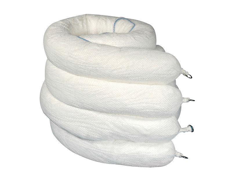 Oil & Fuel Marine Boom - Absorbs 170L - 12cm x  3M - Pack of 4