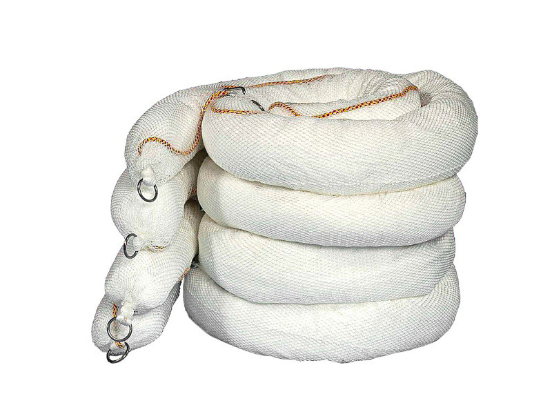 Oil & Fuel Marine Boom - Absorbs 280L - 20cm x  3M - Pack of 4