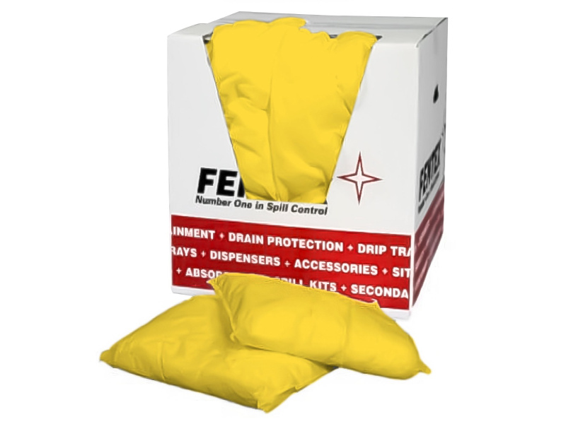 Chemical Absorbent Cushion - Absorbs 80L - 40cm x 50cm - Pack of 10