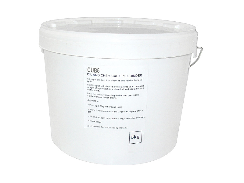 Oil & Chemical Spill Binder 5KG - Absorbs - 300L