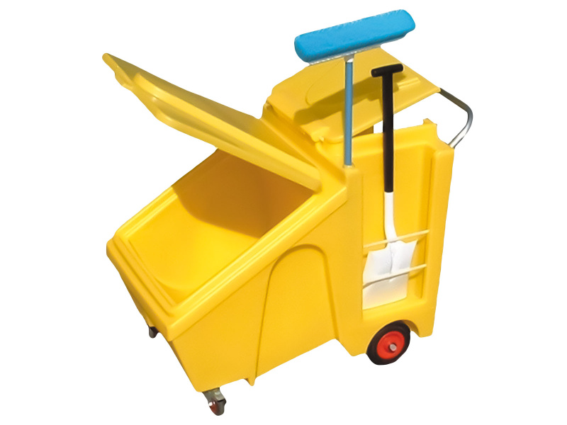 Dispensing Cart For Loose Absorbents