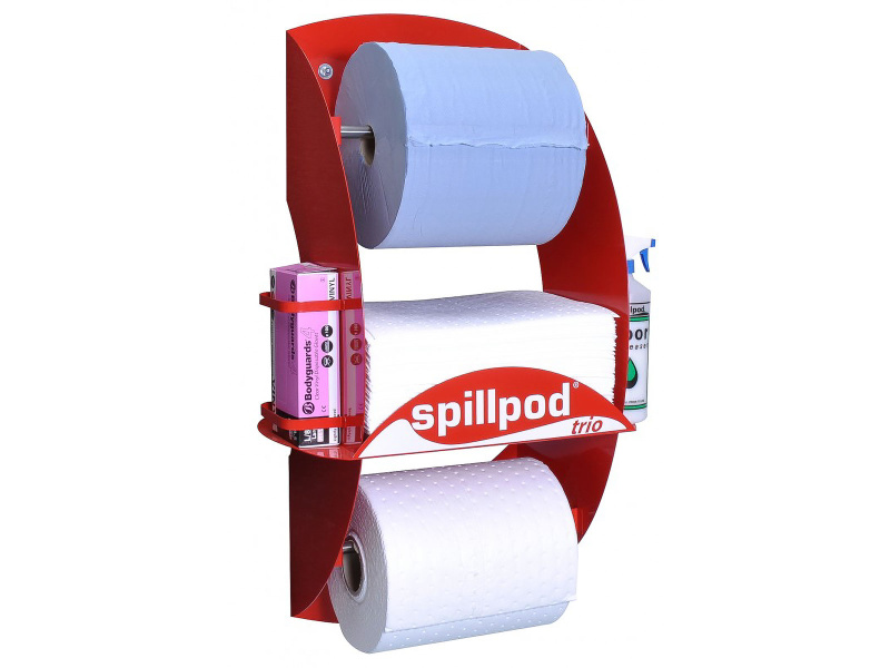 SpillPod Trio (Oil & Fuel) - Blue 2-ply 1000 Sheet Paper Roll