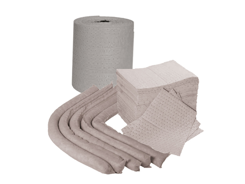 General Purpose Absorbent Refill Pack: Pads/Socks/Roll