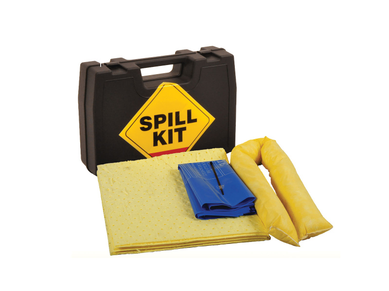 Chemical Spill Kit - Hard Carry Case - Absorbs 15L