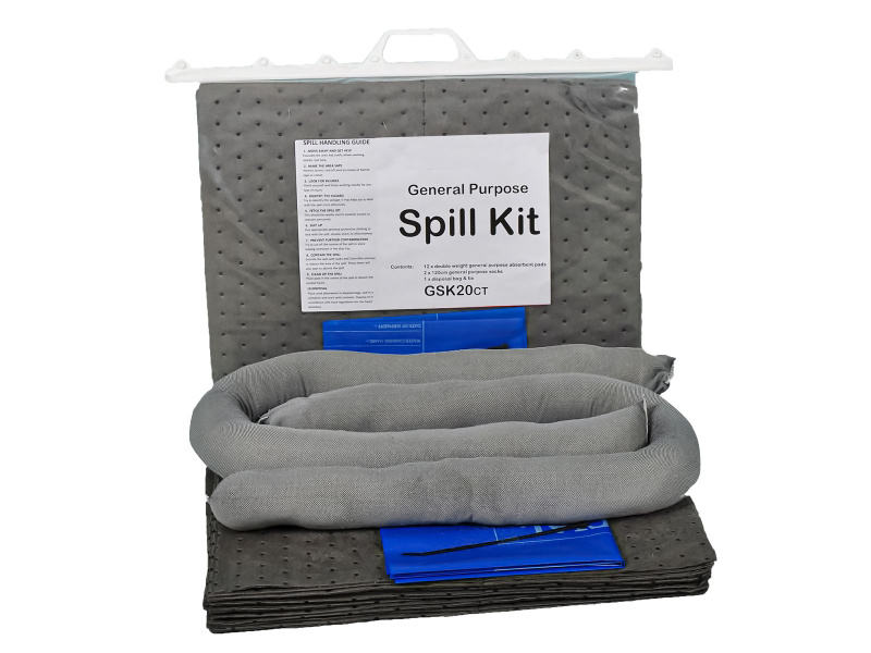 General Purpose Spill Kit - Clip-top Bag - Absorbs 20L
