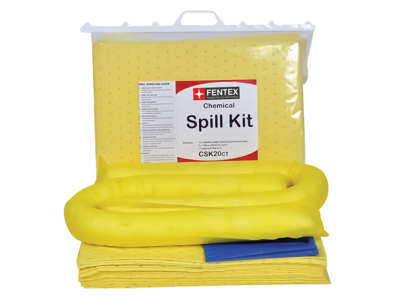 Chemical Spill Kit - Clip-top Bag - Absorbs 20L