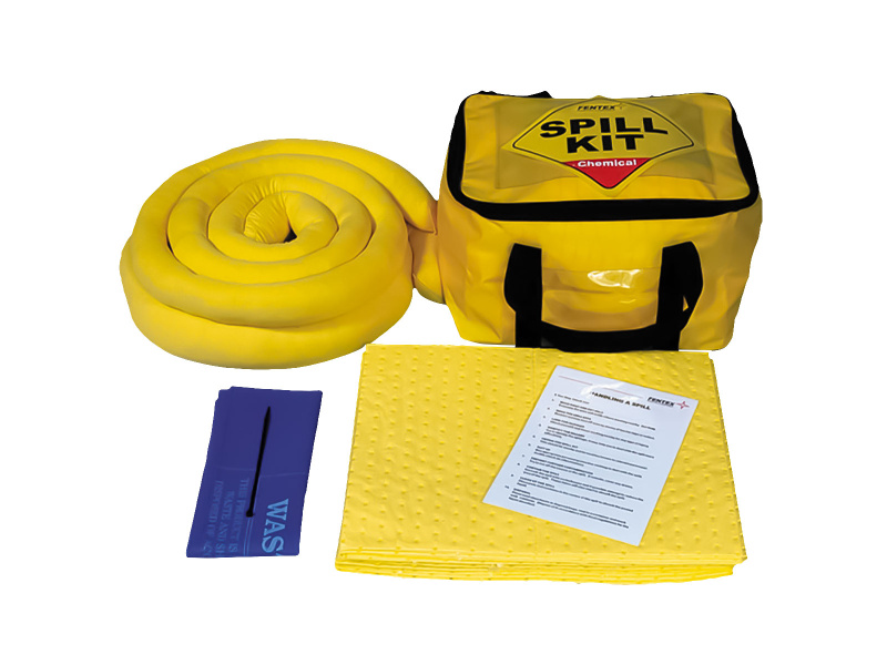 Chemical Spill Kit - Cube Bag - Absorbs 35L