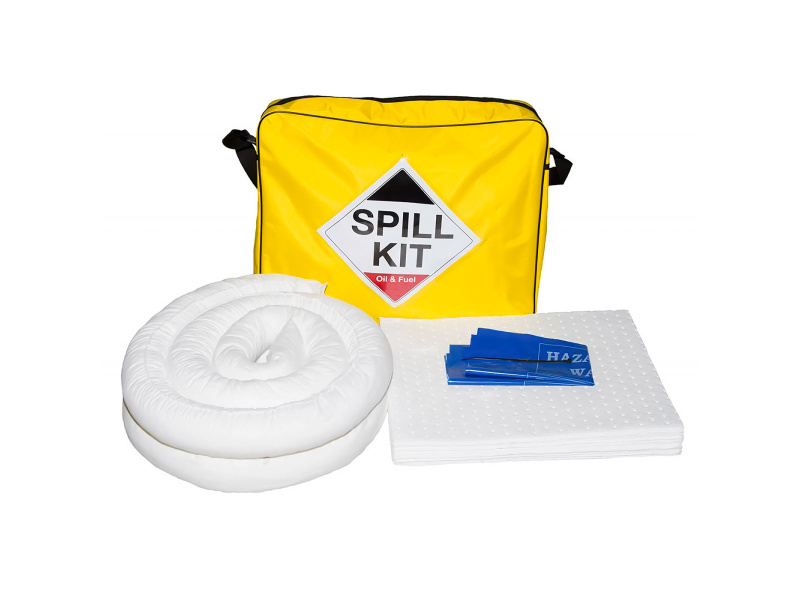 Oil & Fuel Spill Kit - Shoulder Bag - Absorbs 50L