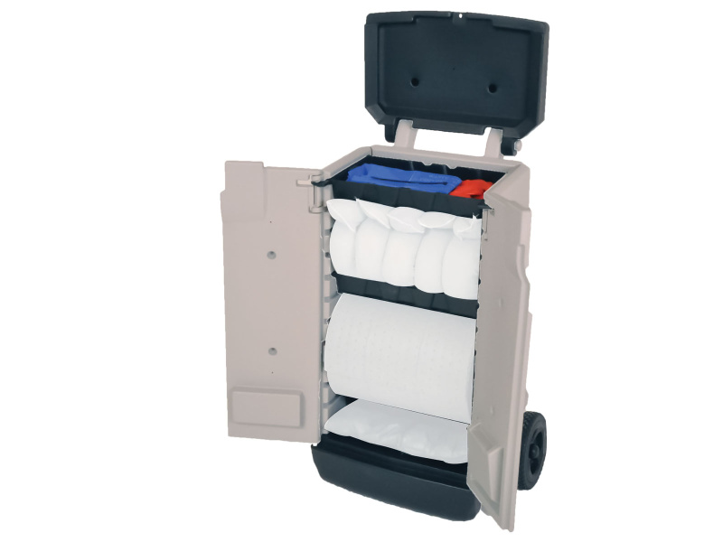 Oil & Fuel Spill Kit - Spill Caddy - Absorbs 70L