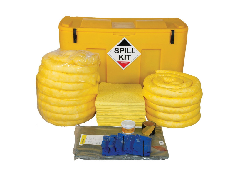 Chemical Spill Kit - Mobile Locker - Absorbs 250L