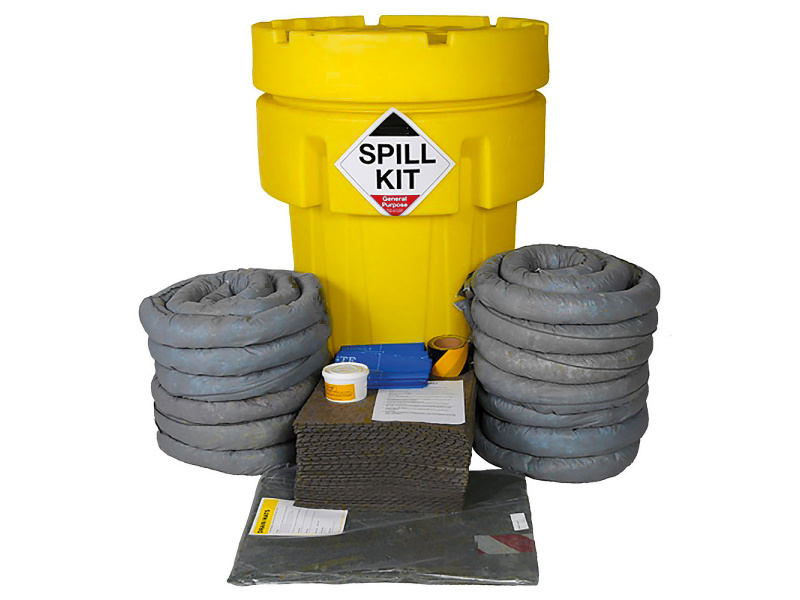 General Purpose Spill Kit - Overpack Drum - Absorbs 250L