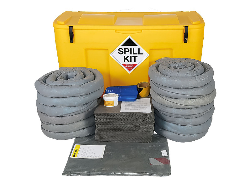 General Purpose Spill Kit - Mobile Locker - Absorbs 350L