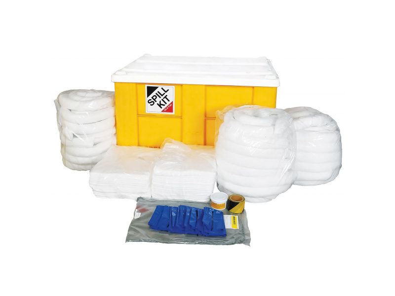 Oil & Fuel Spill Kit - Box Pallet - Absorbs 600L
