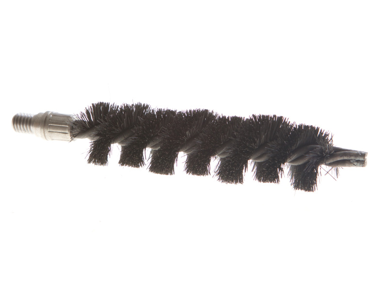 1 1/2" Dia. x 6" LG Fibre Tube Brush 1/2" Whit Male Con.