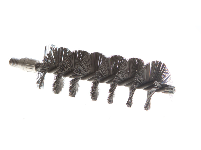 2 1/4" Dia. x 6" LG Wire Tube Brush 1/2" Whit Male Con.