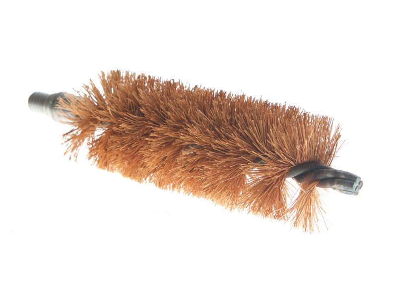 2 1/4" Dia. x 6" LG Coco Tube Brush 1/2" Whit Male Con.