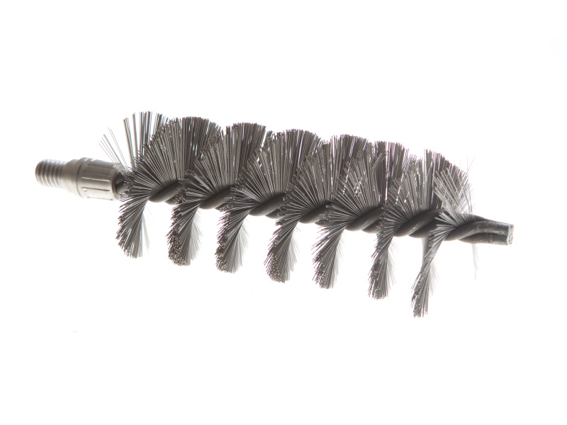 2 1/2" Dia. x 6" LG Wire Tube Brush 1/2" Whit Male Con.