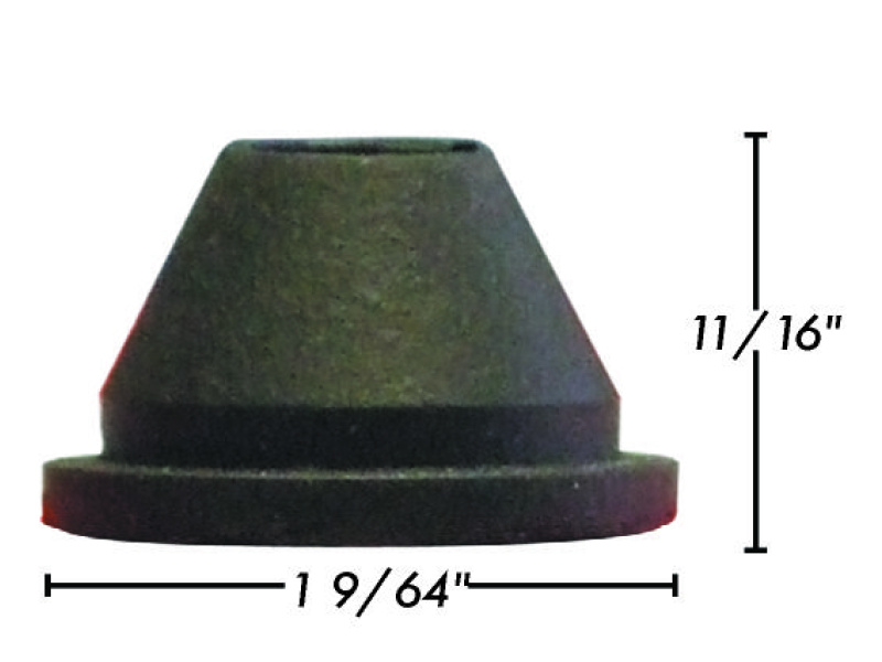 Rubber Gauge Glass Cone 1/2" Klinger AB12