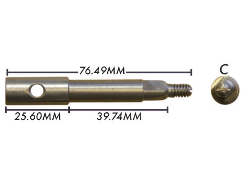 12mm Gauge Cock Spindle to suit Gresswell