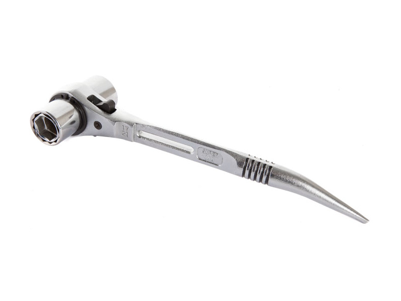 4-in-1 Podger Ratchet Socket sizes: 17, 19, 21 and 24mm