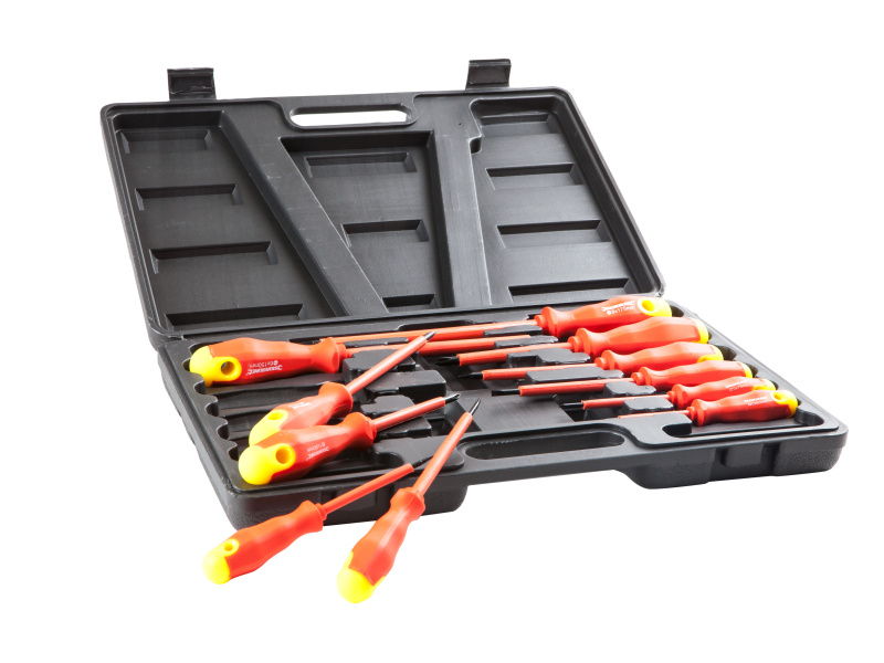 11 Piece Soft Grip Insulated Screwdriver Set