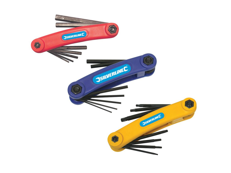 Torx & Hex Key Tools Set 3pce