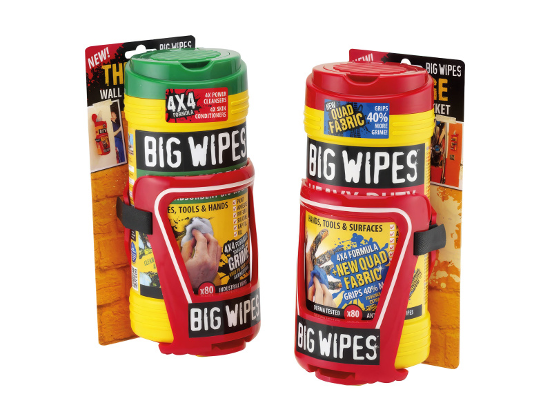 "BIG WIPES" Wall and Van Bracket