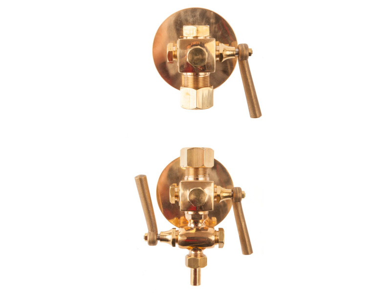 FIG 41 &frac12;" Gauge Cock Set Un-Drilled