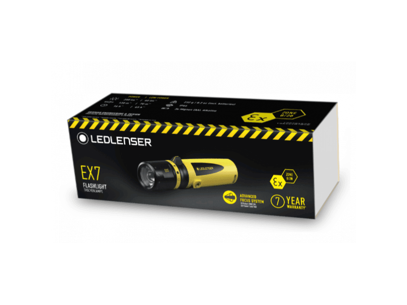 LED Lenser EX7 ATEX Torch Zone 0/20