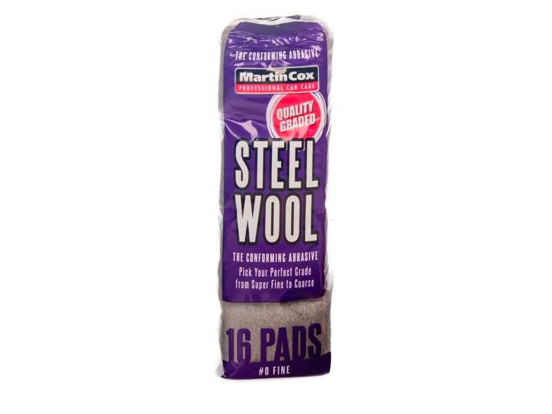 Steel Wool #0 Fine Grade Pack of 16 Pads