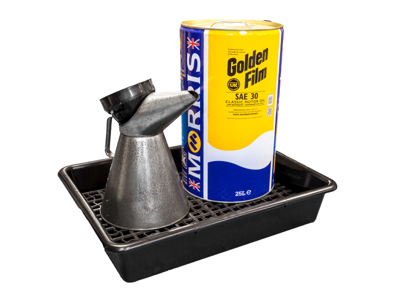 Drum Tray With Removable Base Grid - Holds 2 x 25L