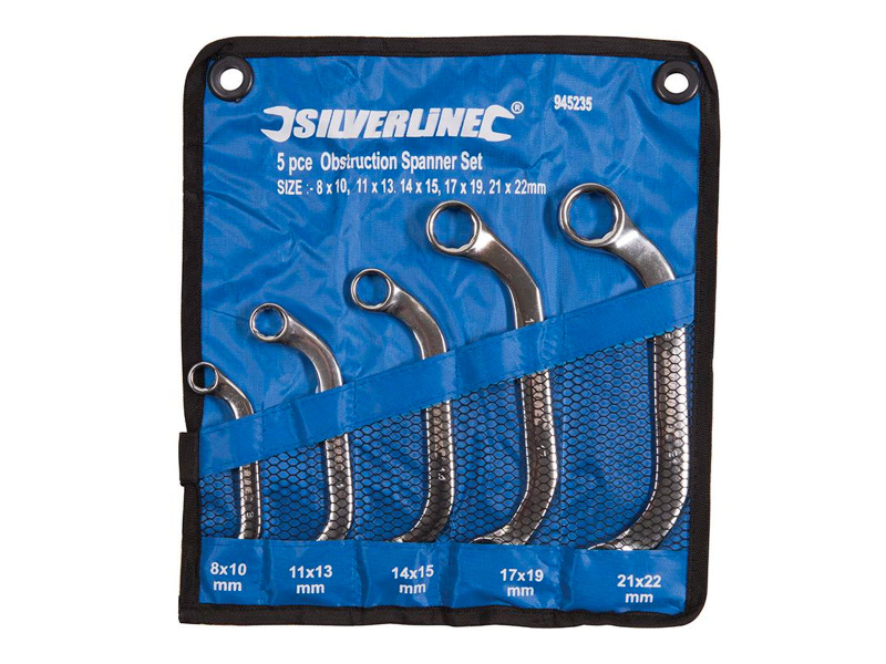 5 Piece Obstruction Spanner Set