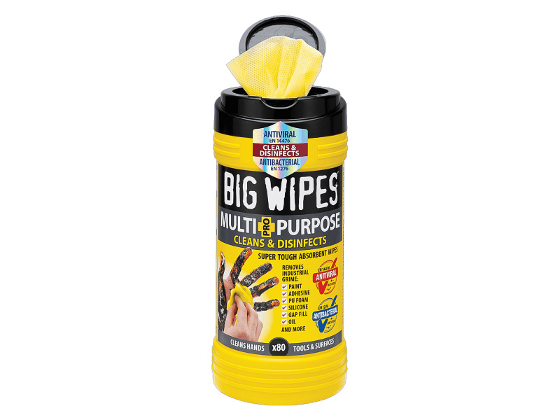 Multi-Purpose "Big Wipes" Tub of 80