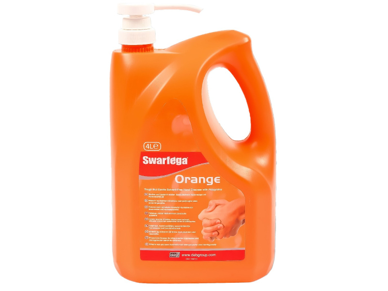 Swarfega Hand Cleaner Pump, 4L, Orange
