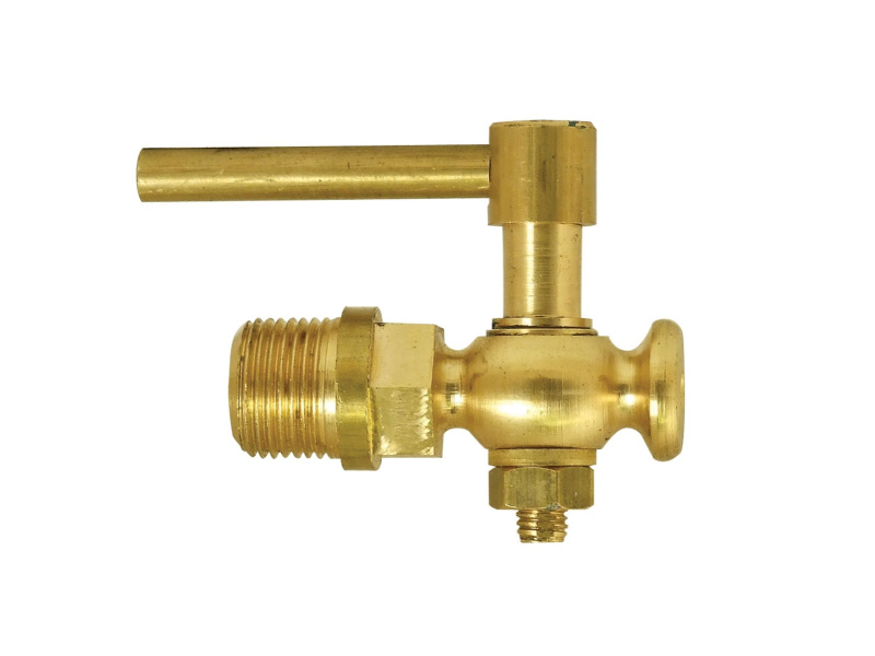 1/4" BSP Straight Nose Brass Test Cock