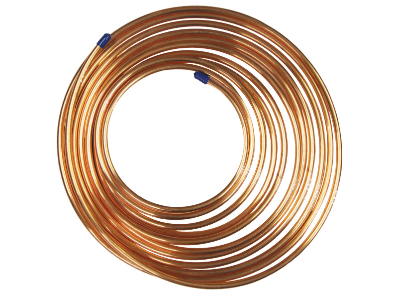 1/2" OD 1370psi Copper Tube 10Mtr Coil