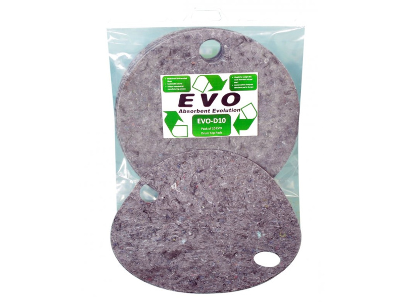 EVO Absorbent Drum Top Pad - Absorbs - 16L - Pack of 10