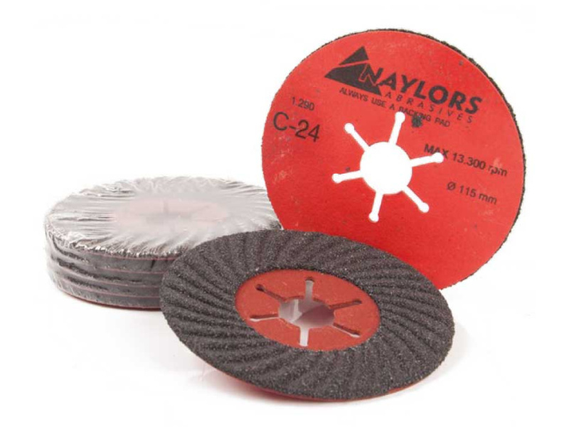 24 Coarse Grit Semi-Flex Disc 178 x 22mm 5 Pack