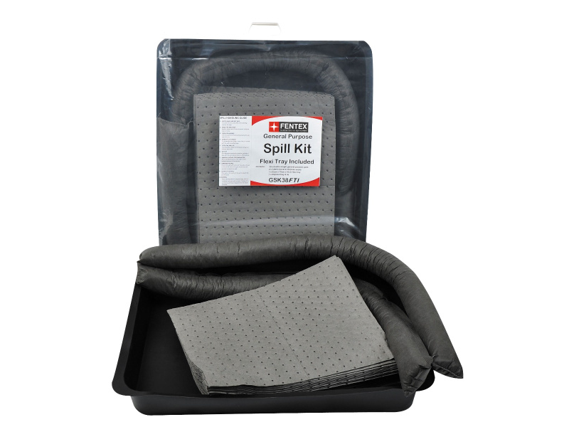 38L General Purpose Spill Kit c/w 52cm x 70cm Flexi Tray
