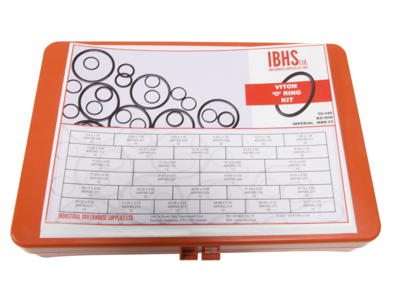 Viton O Ring Kit 382 PCE BS FKM - Imperial