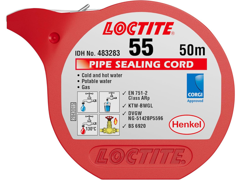 Pipe Sealing PTFE Cord 50m