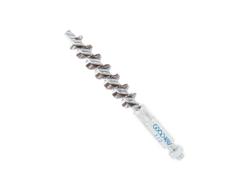 1/2" Dia.S/Steel Wire Brush C/W Male Connection 1/4-28 UNF