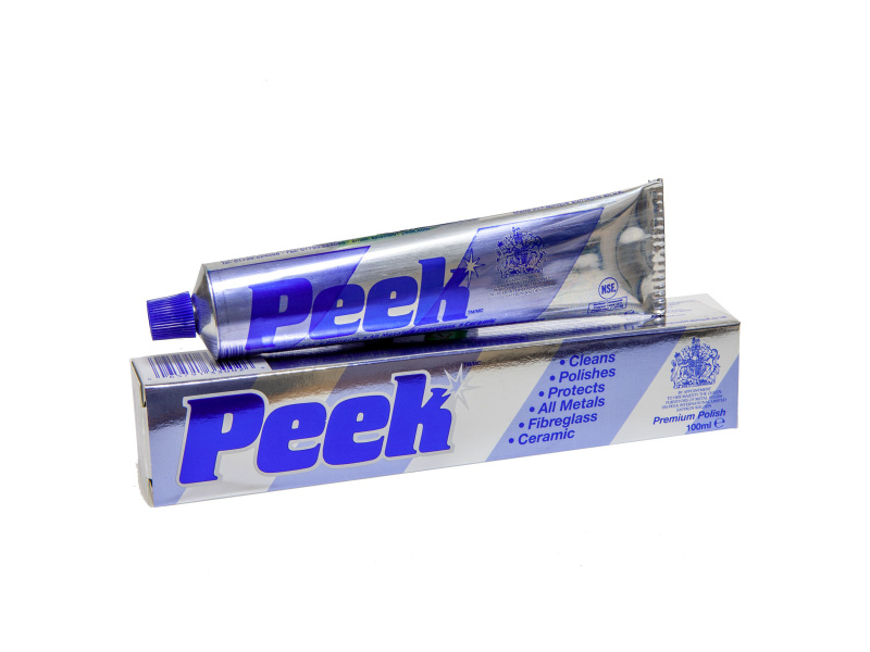 Peek Polish 100g Tube Cream Metal Polish & Cleaner