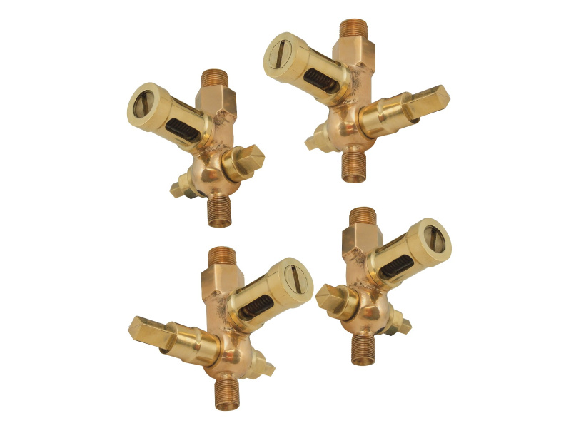 Aveling Cylinder Drain Cocks Piston Valve 2xLH 2xRH